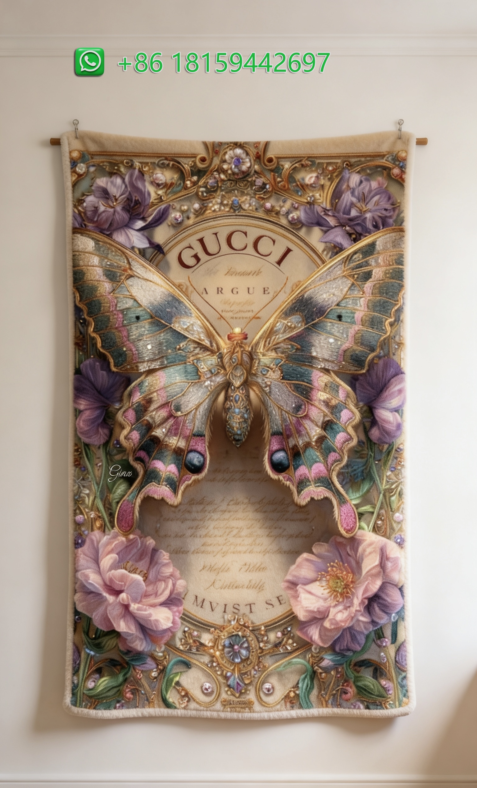 Gucci Throw Blankets